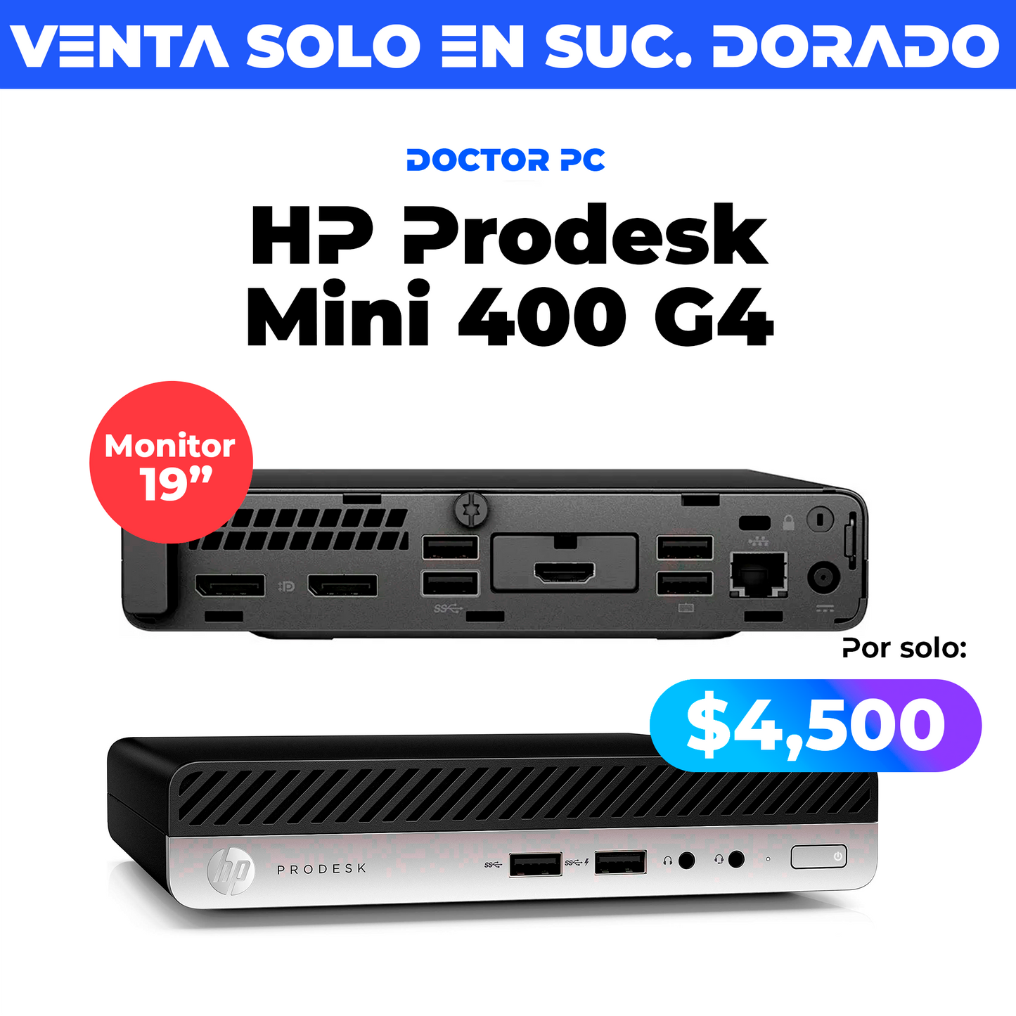 HP Prodesk Mini 400 G4