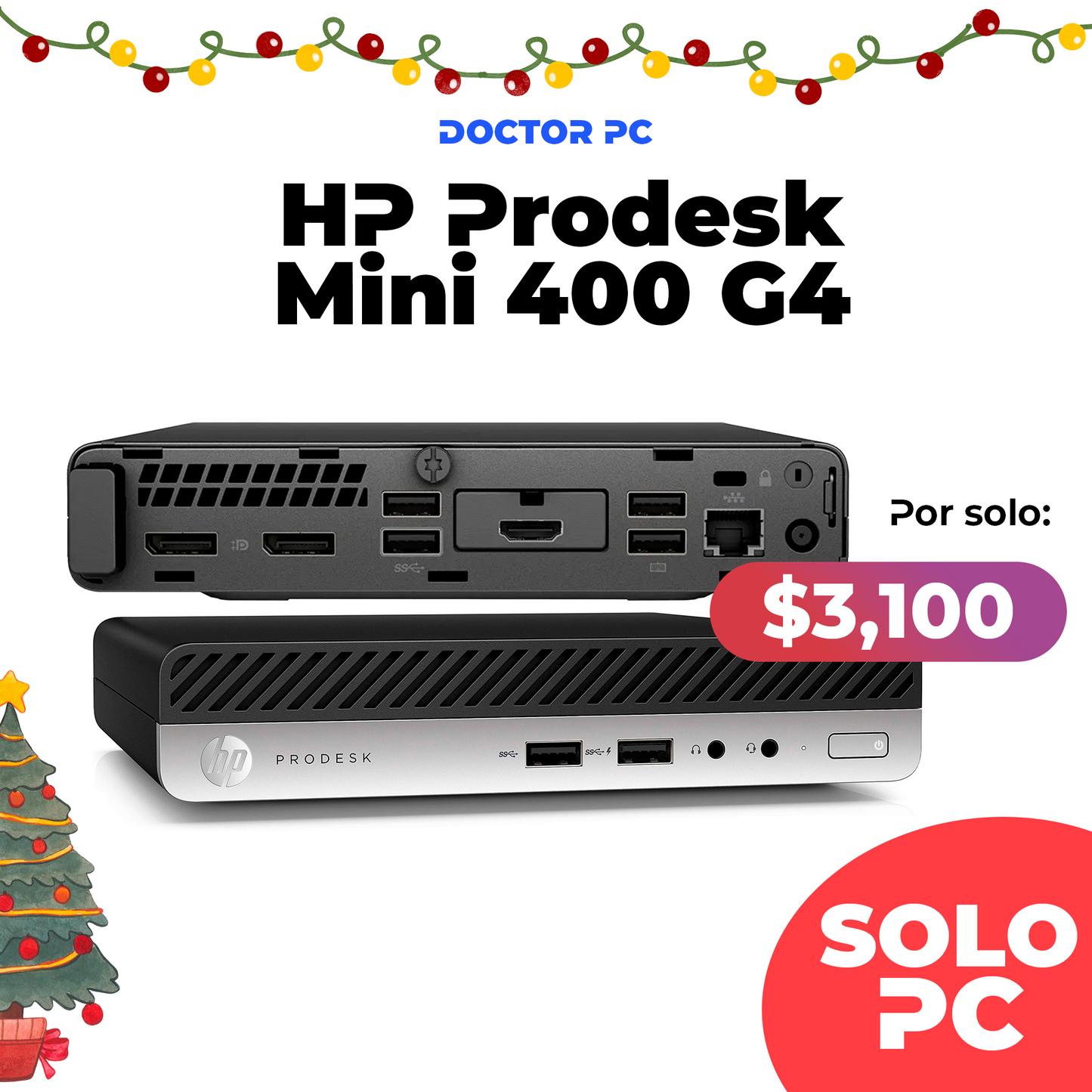 HP Prodesk Mini 400 G4